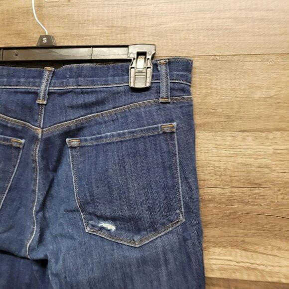 J Brand Alana Volatile High Rise Crop Jeans Size 29 Womens Blue Dark Wash Skinny - Picture 10 of 16